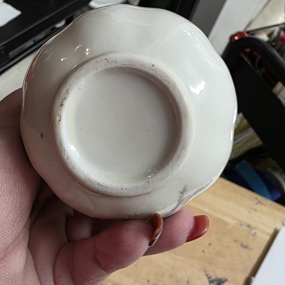 Source Unknown Floral Cream Pitcher - Picture 7 of 9